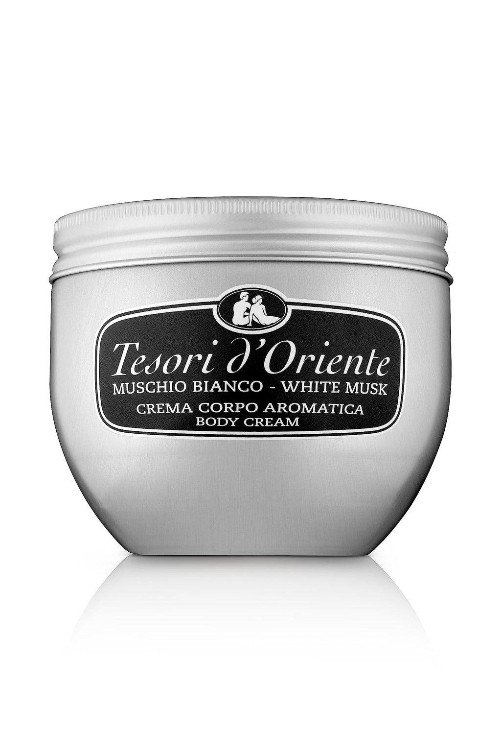 Tesori d'Oriente Body Cream for Women – White Musk, Made in Italy, 10.1 oz