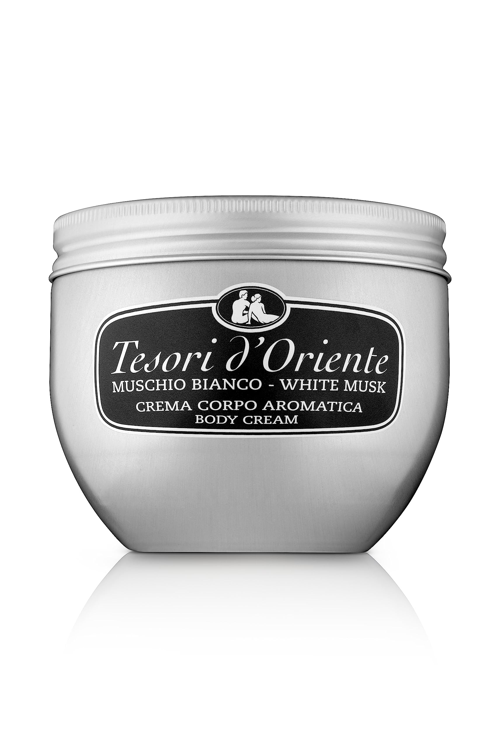 Tesori d'Oriente Body Cream for Women – White Musk, Made in Italy, 10.1 oz