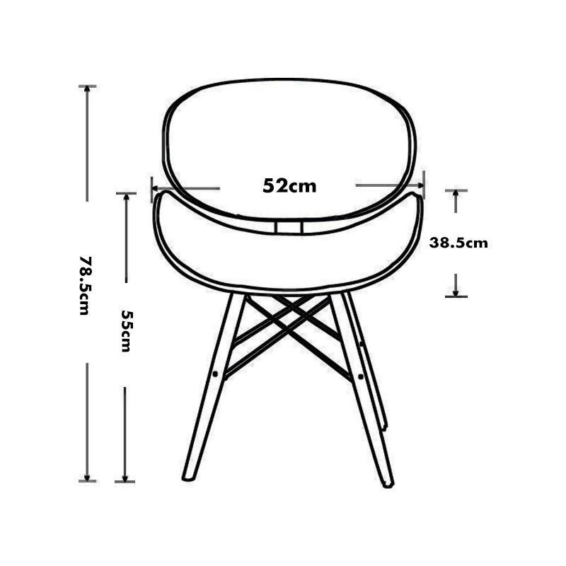 Eiffel Dining Chair, Walnut