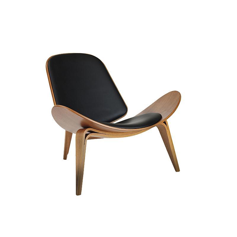 Hans Wegner CH07 Shell Chair, Brown & Oak