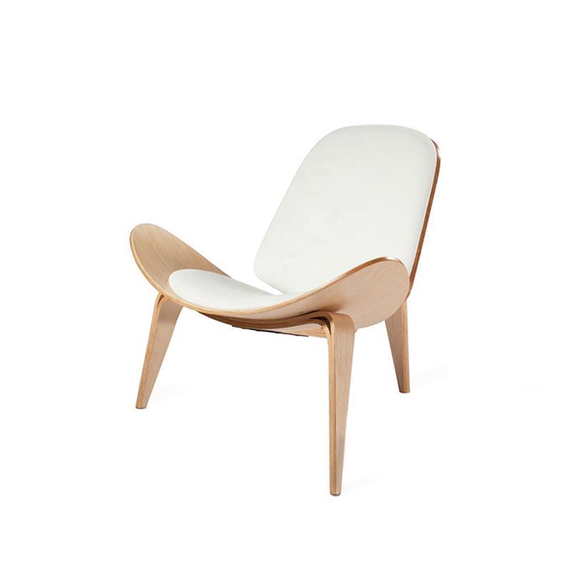 Hans Wegner CH07 Shell Chair, Brown & Oak