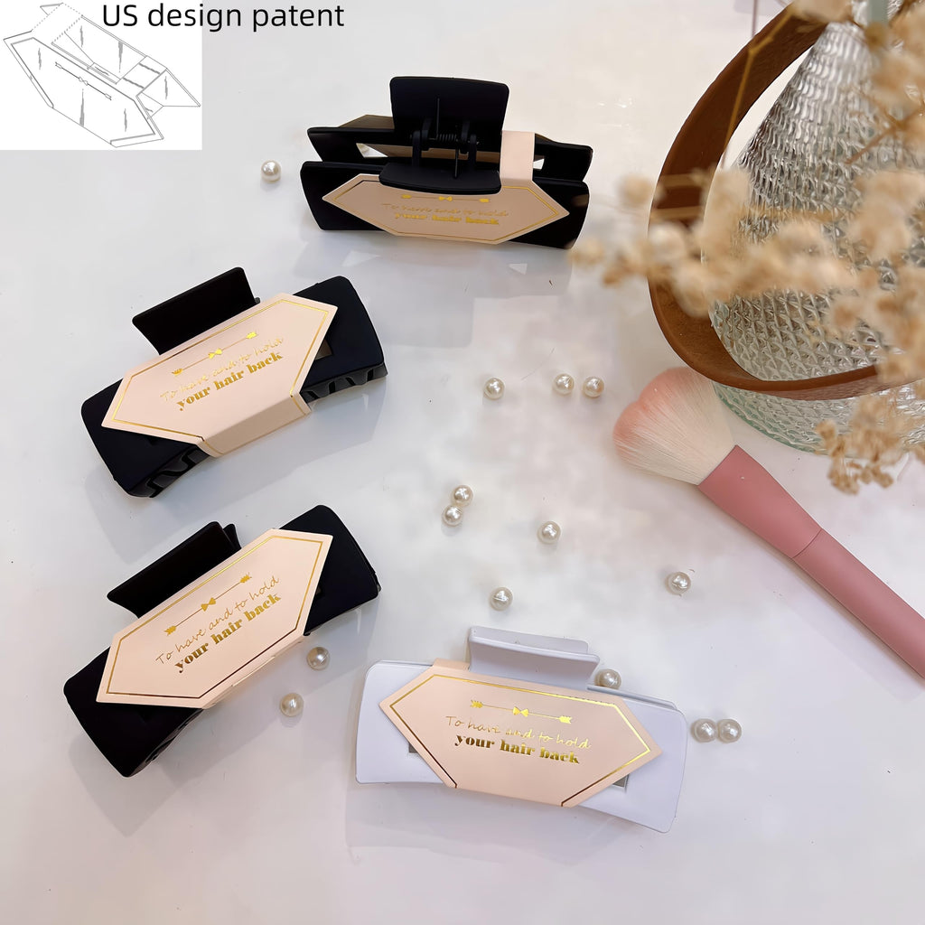 Tethzeng Bridesmaid Gift Set – 4.1in Hair Claws, Heart Sunglasses, Scrunchies & Headband