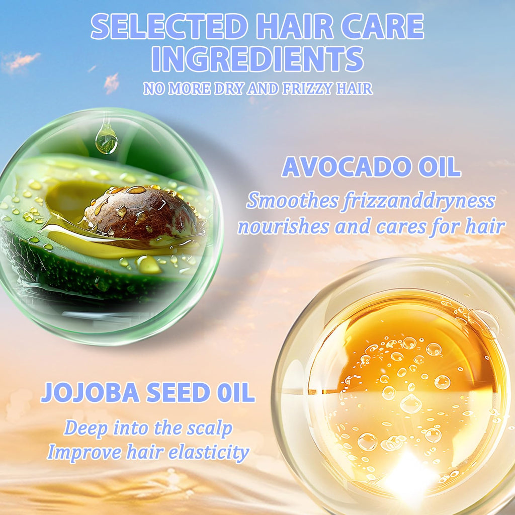 Tgideas Hair Oil Spray – Leave-In Conditioning Oil with Jojoba & Shea Butter