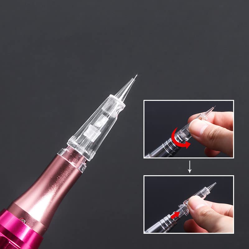 TgoBeauty 30pcs Disposable Tattoo Needle Cartridges for Permanent Makeup – Eyebrow, Eyeliner, Lip (0.18mm-0.30mm) 1P/3P/5P/5F/7F
