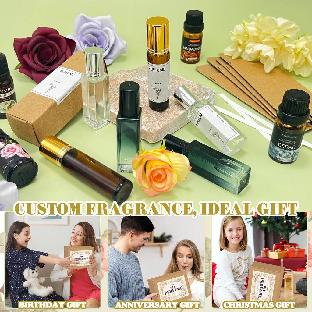 Thaluna Roll-On Perfume Kit – DIY Fragrance Set for Women