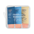 Thanks To Nature Hydrate Mini 3 Pack – Shampoo, Conditioner & Creamy Body Wash for Dry Hair & Skin | Travel TSA Friendly
