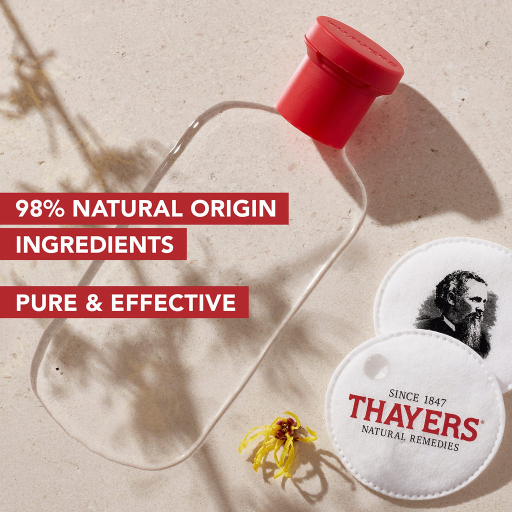 THAYERS Alcohol-Free Rose Petal Witch Hazel Toner with Aloe Vera, 12 Oz (Pack of 3)