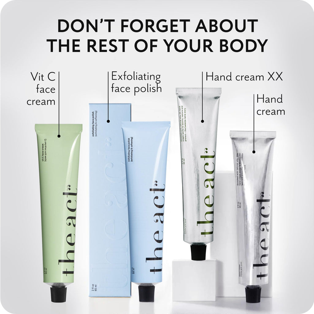 The Act Hand Cream – Deep Hydration with Lamellar Tech, Vitamins A & E (2 fl oz, Organic & Vegan)