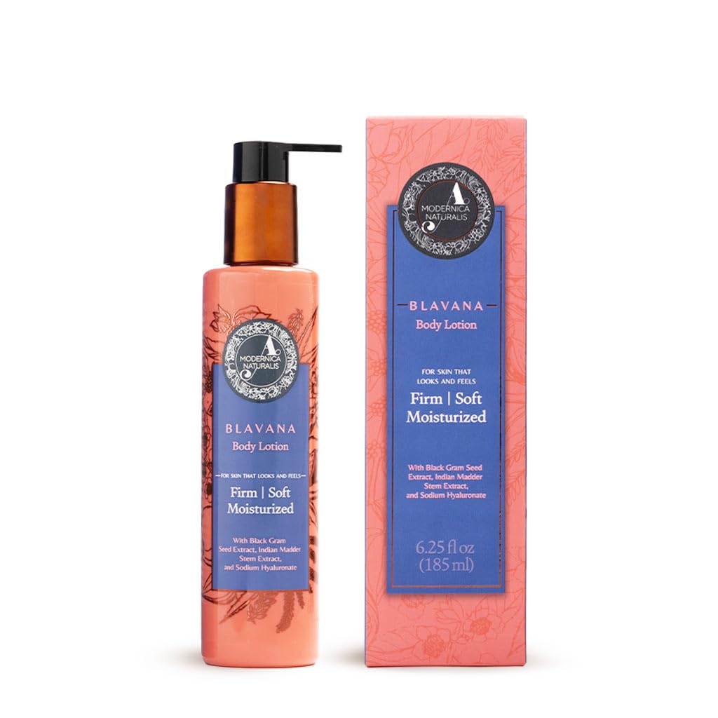 Blavana Body Lotion — Intensely Moisturizes Dry Crepey Skin | Fast-Absorbing, Lightweight | The Ayurveda Experience | 6.25 fl oz