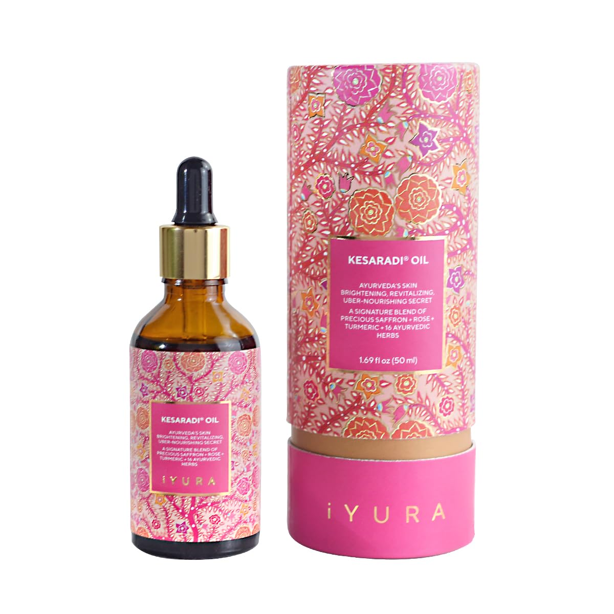The Ayurveda Experience | iYURA Kesaradi Brightening Saffron Face Oil – 3 Drops Daily