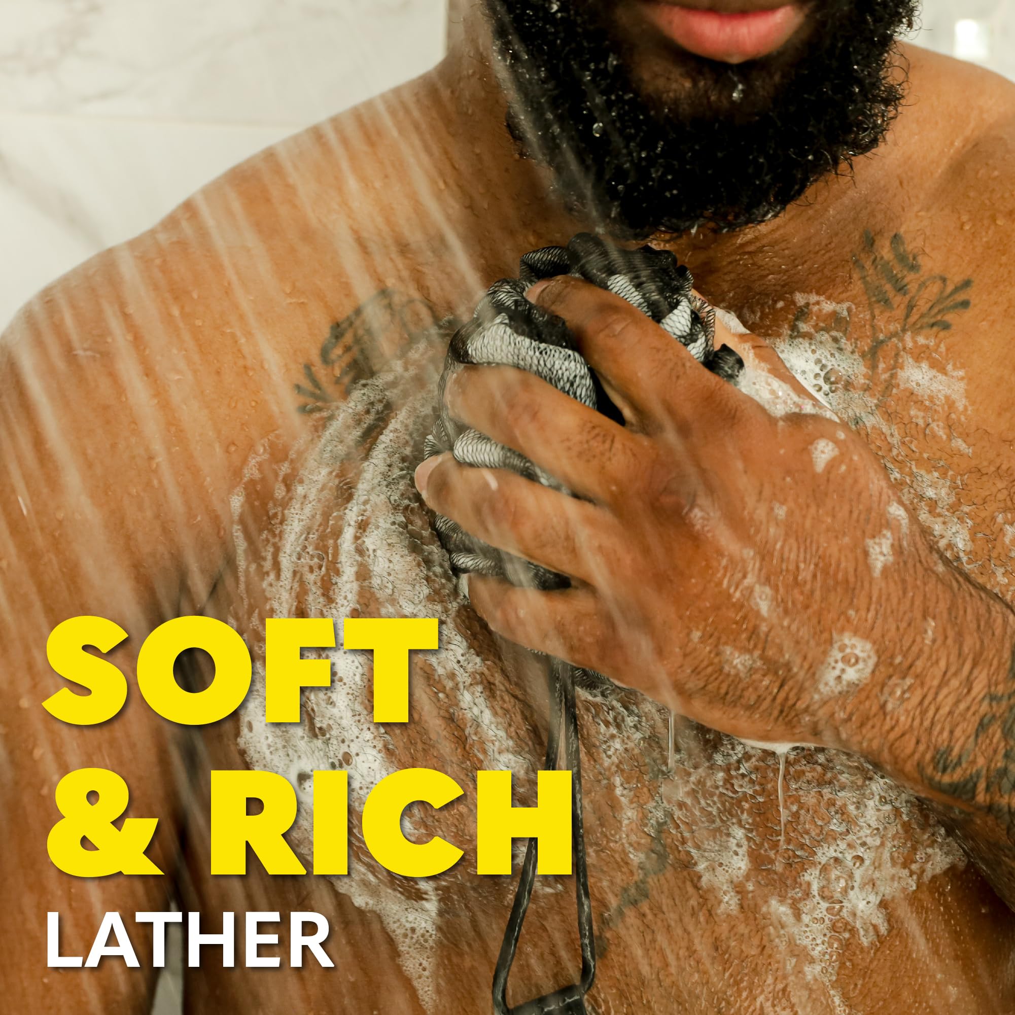 The Beard Club Fresh Water Body Wash – All-in-One Shower Gel for Men, Sulfate-Free, 4 oz