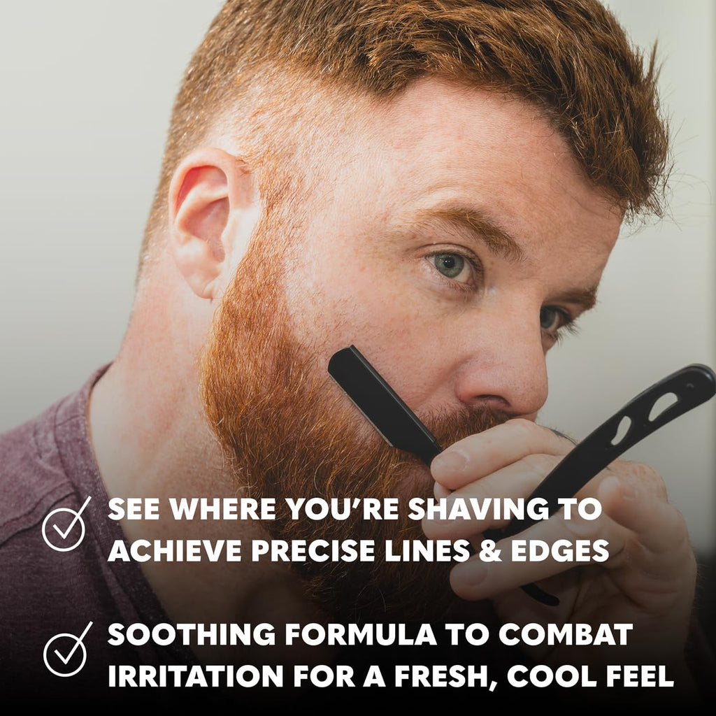 The Beard Club Premium Shaving Gel for Men – Hydrating Clear Gel with Cedar Scent