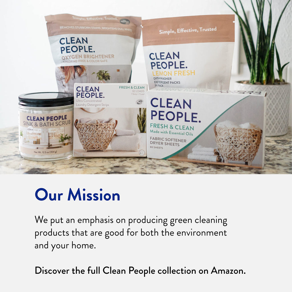 The Clean People Lemon Verbena Foaming Hand Soap Tablets – Mess Free, Gentle on Skin, 12 x 8 fl oz Bottles