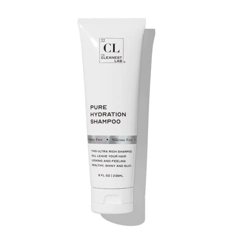 The Cleanest Lab Pure Hydration Professional Shampoo | Dry Hair Treatment & Color-Safe Repair | 8 Fl Oz