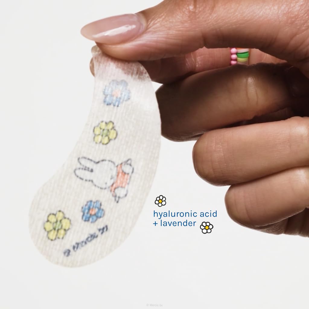 The Crème Shop x Miffy Calming Cloud Hydrogel Under Eye Patches – Pack of 5 for Dark Circles & Puffy Eyes