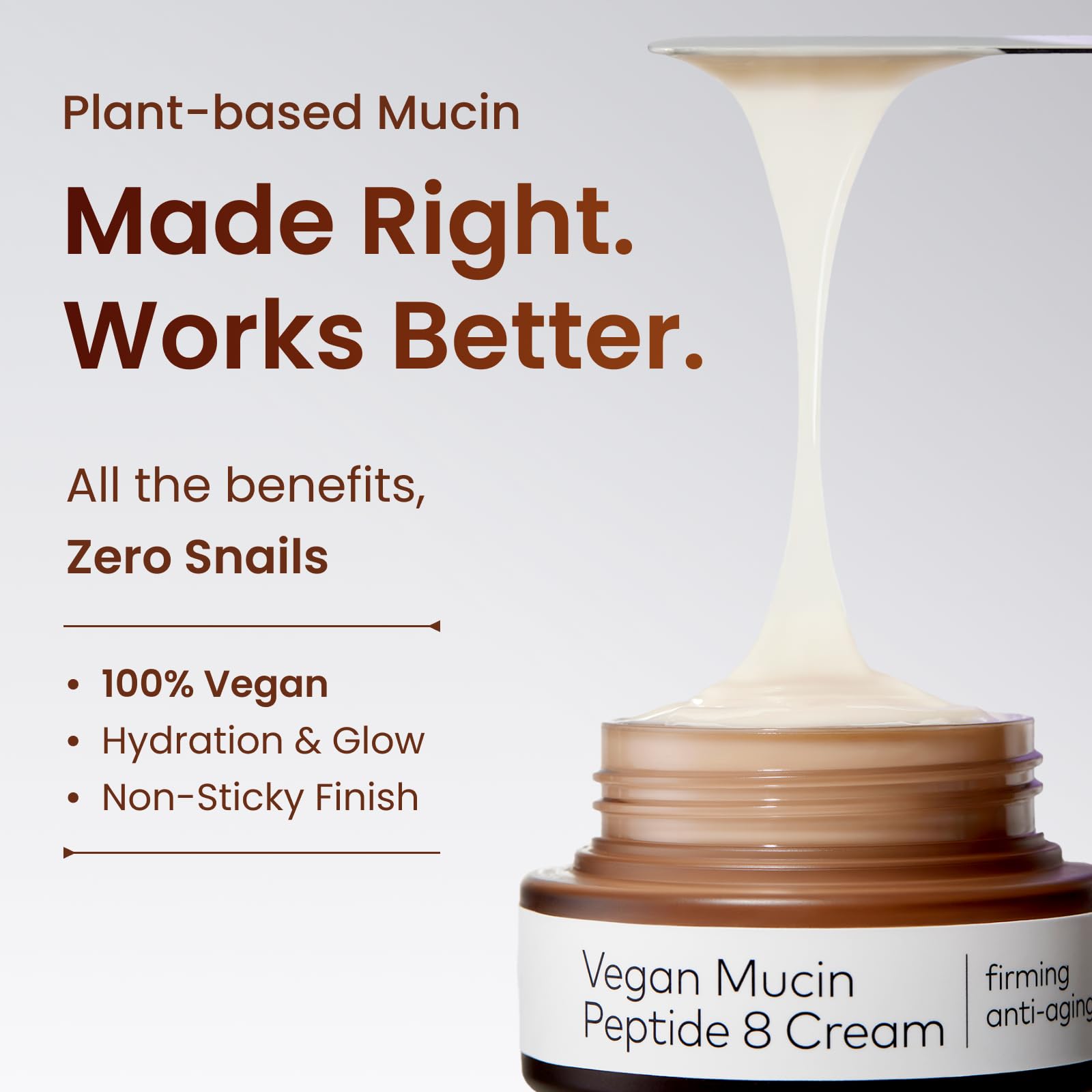 The Face Shop 8 Peptide Moisturizer – Vegan Mucin, All Skin Types, 50 ml