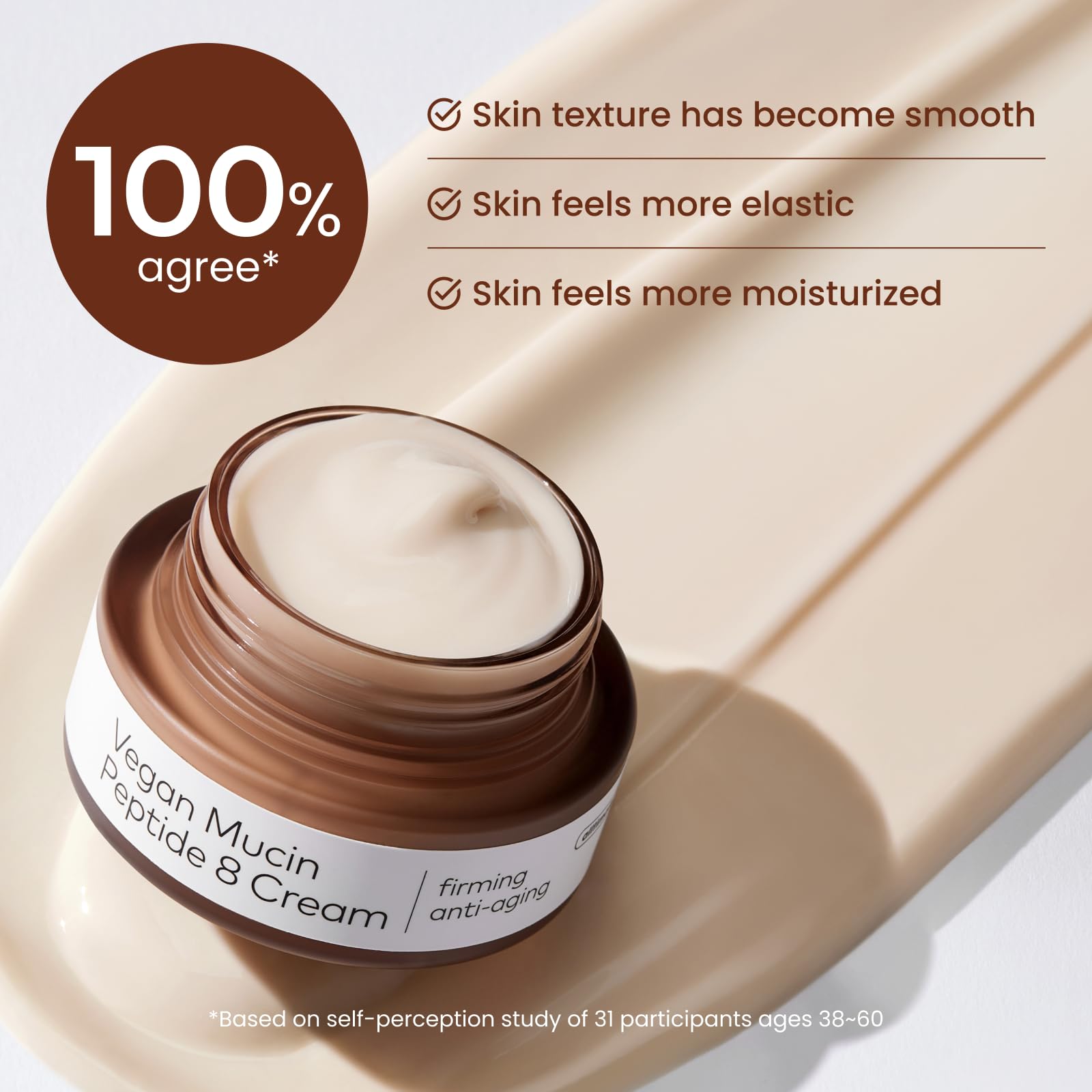 The Face Shop 8 Peptide Moisturizer – Vegan Mucin, All Skin Types, 50 ml