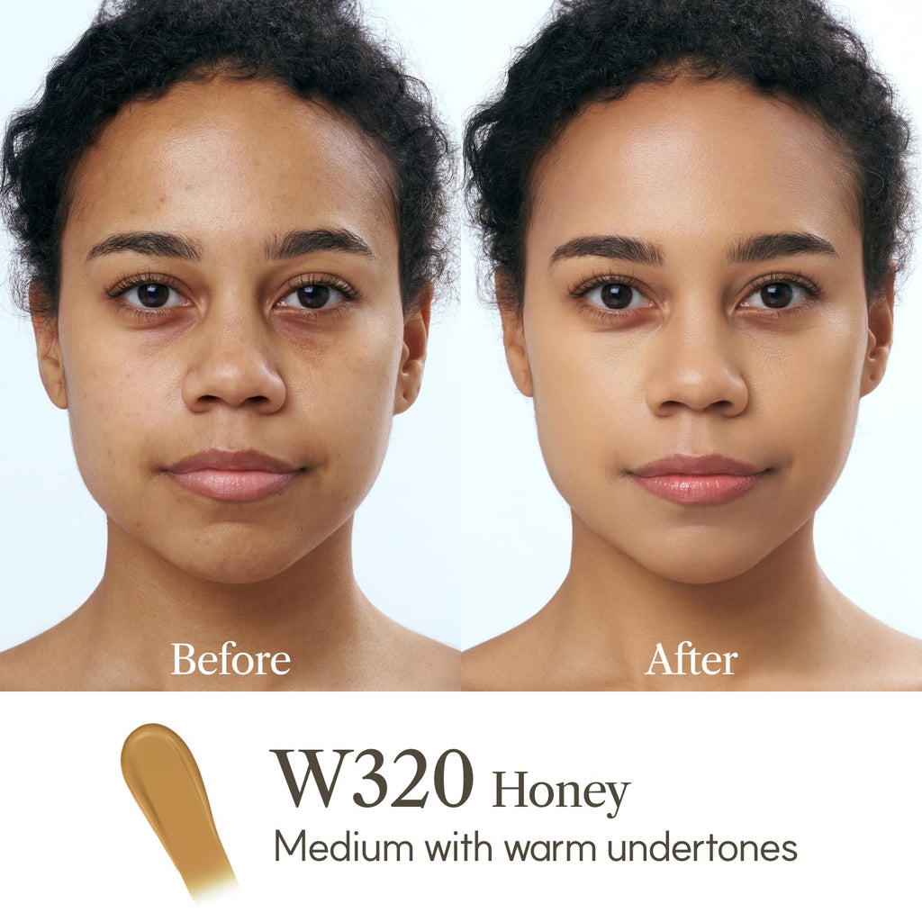 The Face Shop Ink Lasting Foundation – Full Coverage, 72-Hour Wear, Bakuchiol, W210 Warm Sand, 0.84 fl oz