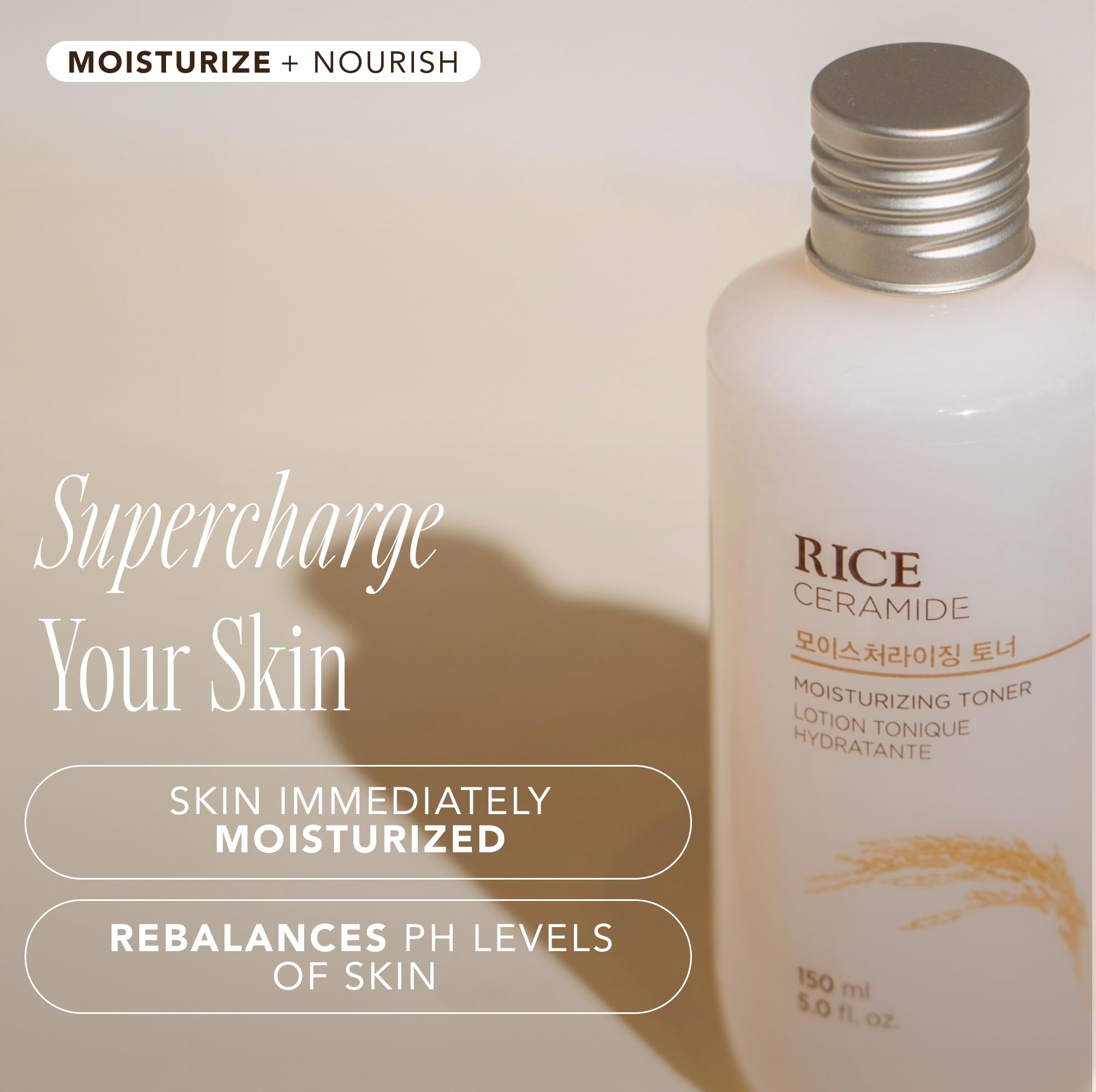 The Face Shop Rice Ceramide Moisturizing Skincare Set – Toner & Emulsion