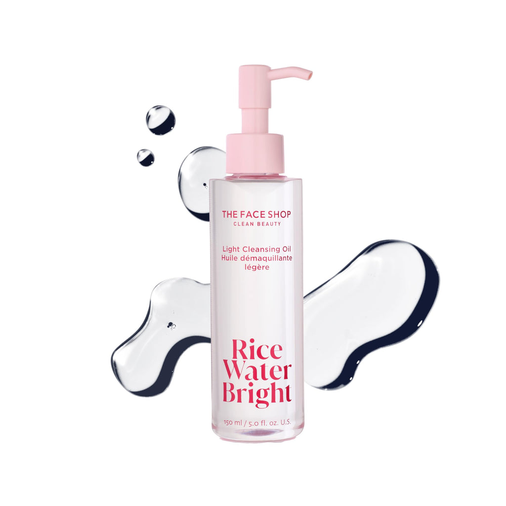 The Face Shop Rice Water Bright Light Facial Cleansing Oil – Vegan Cleanser 150ml