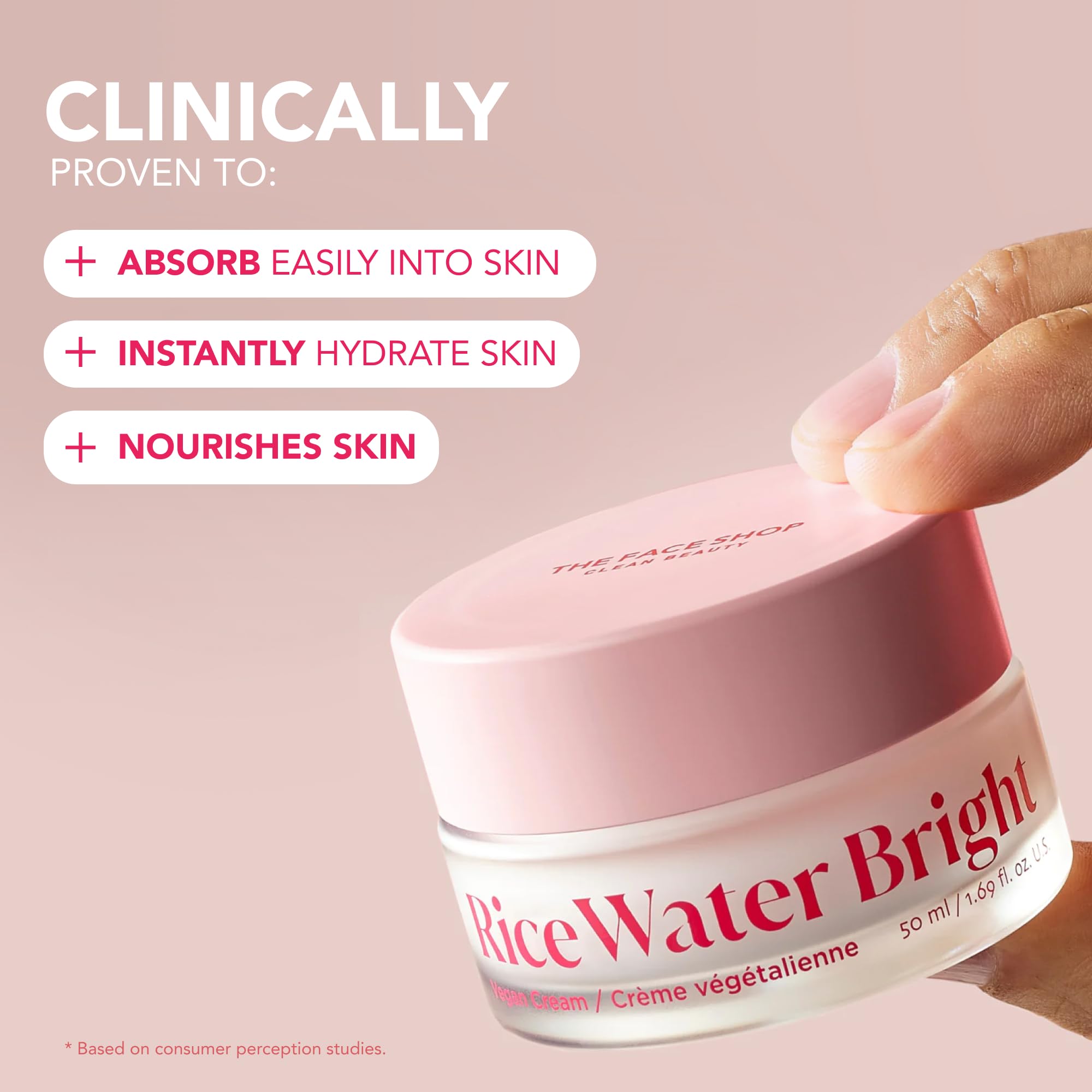 The Face Shop Rice Water Bright Travel Kit – TSA-Approved Korean Skincare Set (Ceramide, Vegan)