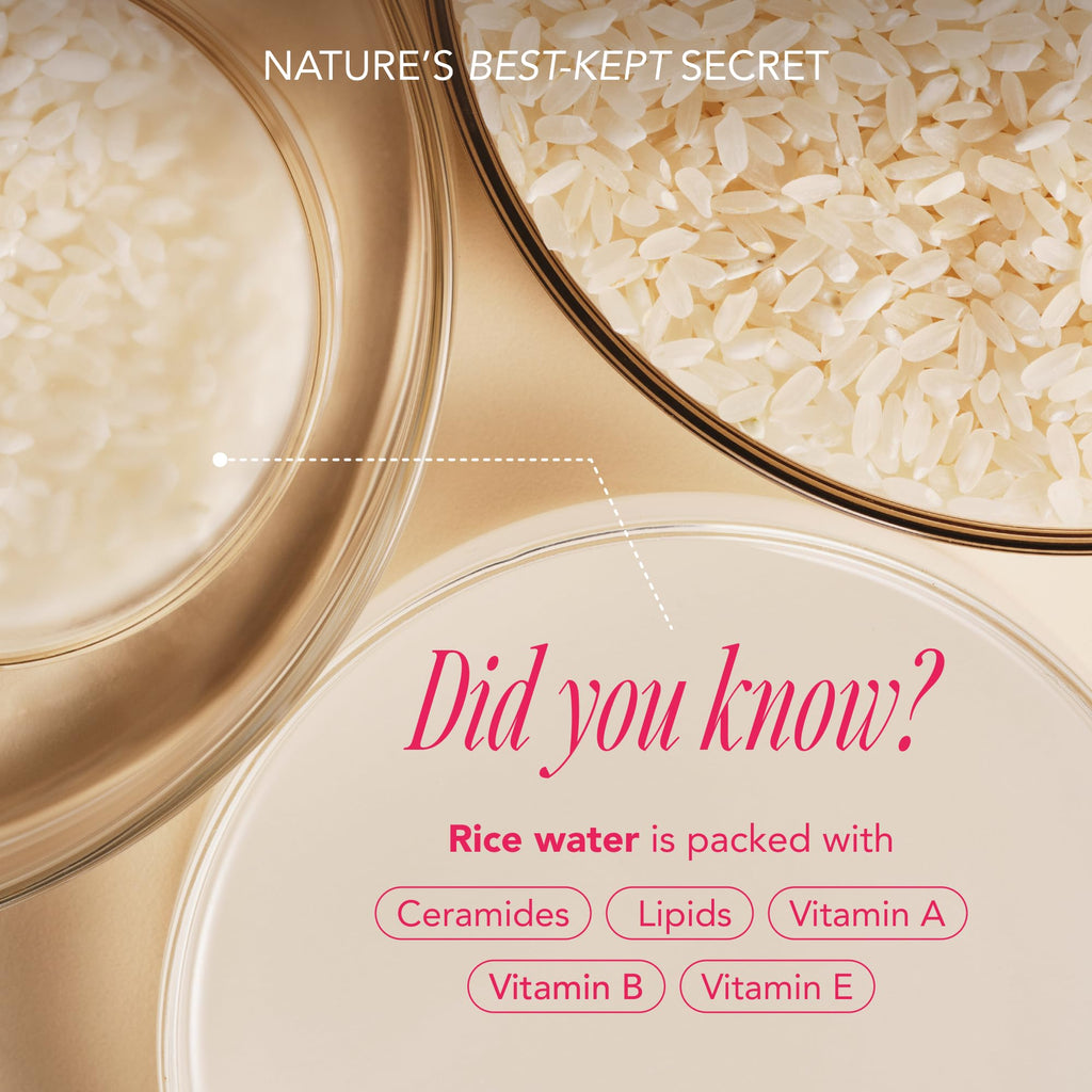 The Face Shop Rice Water Bright Travel Kit – TSA-Approved Korean Skincare Set (Ceramide, Vegan)