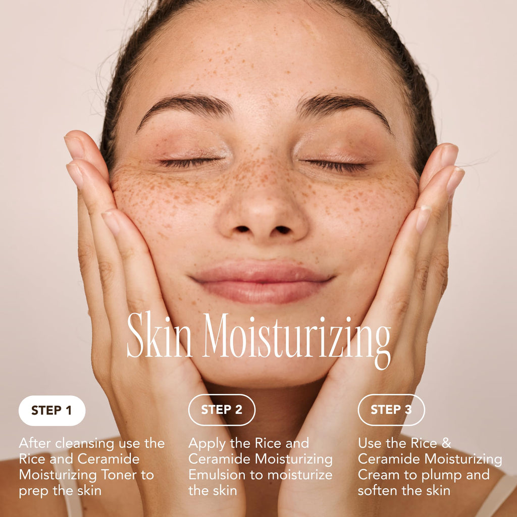 The Face Shop Rice Ceramide Moisturizing Skincare Set – Toner & Emulsion