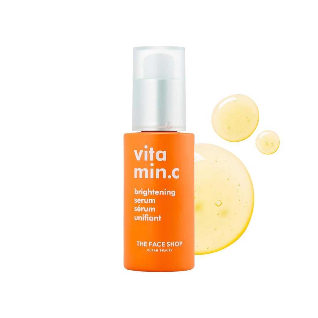 The Face Shop Vitamin C Serum – Brighten Complexion, Even Tone, Hyaluronic Acid & Niacinamide