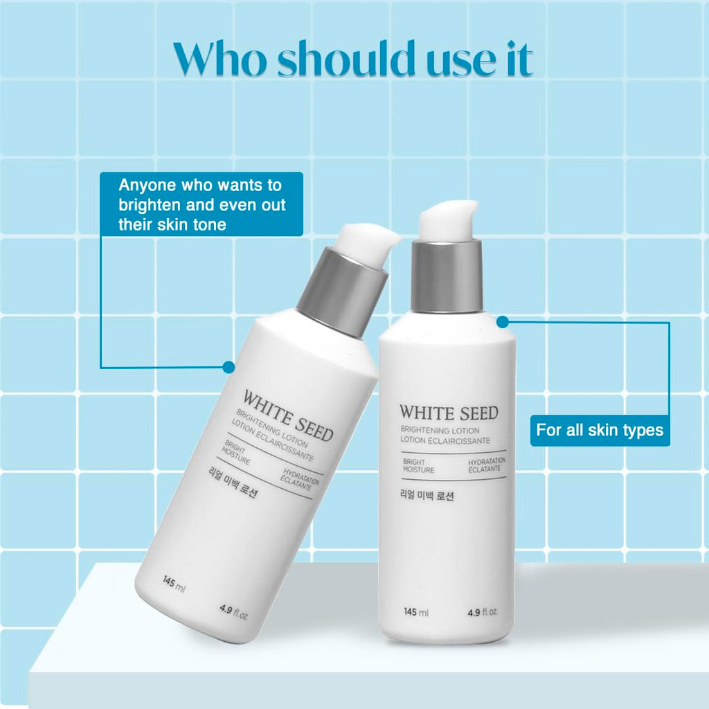 The Face Shop White Seed Brightening Lotion – Niacinamide Hydrating Moisturizer