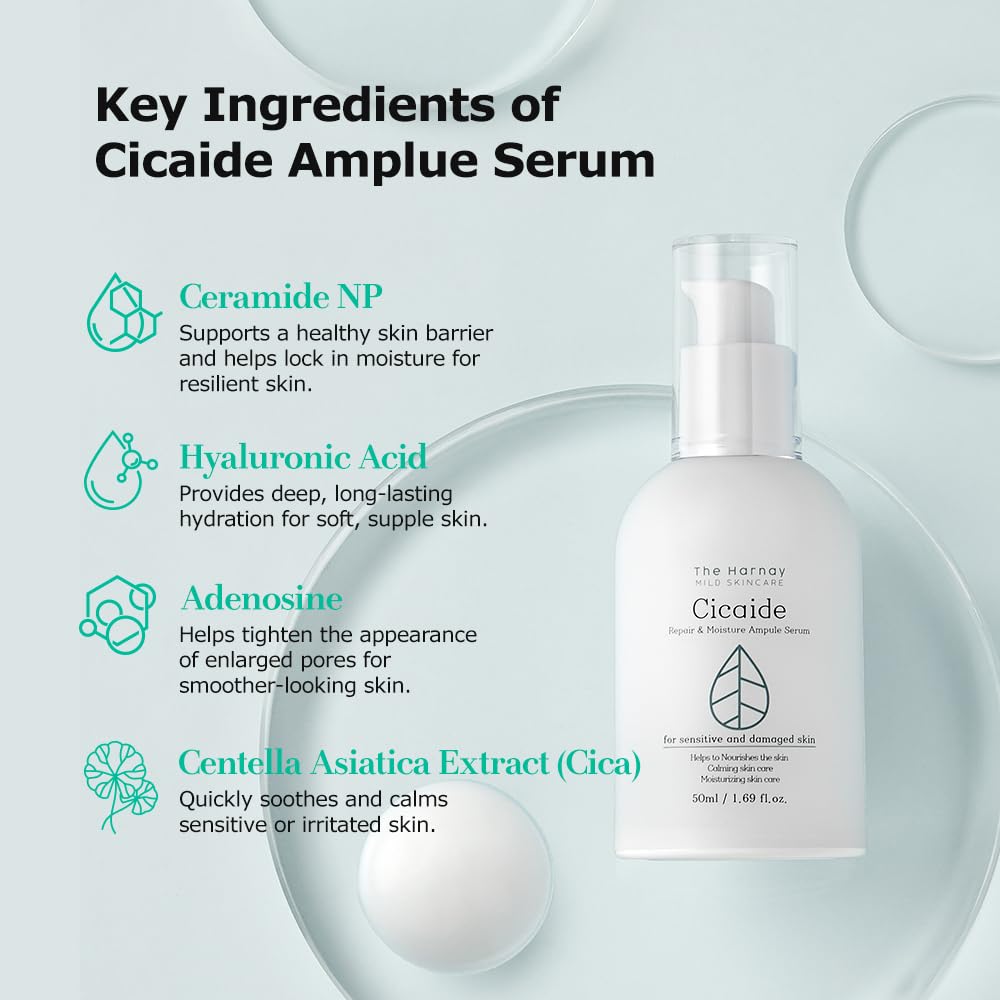 The Harnay Cicaide Ampoule – Pore Refinement & Hydration Serum