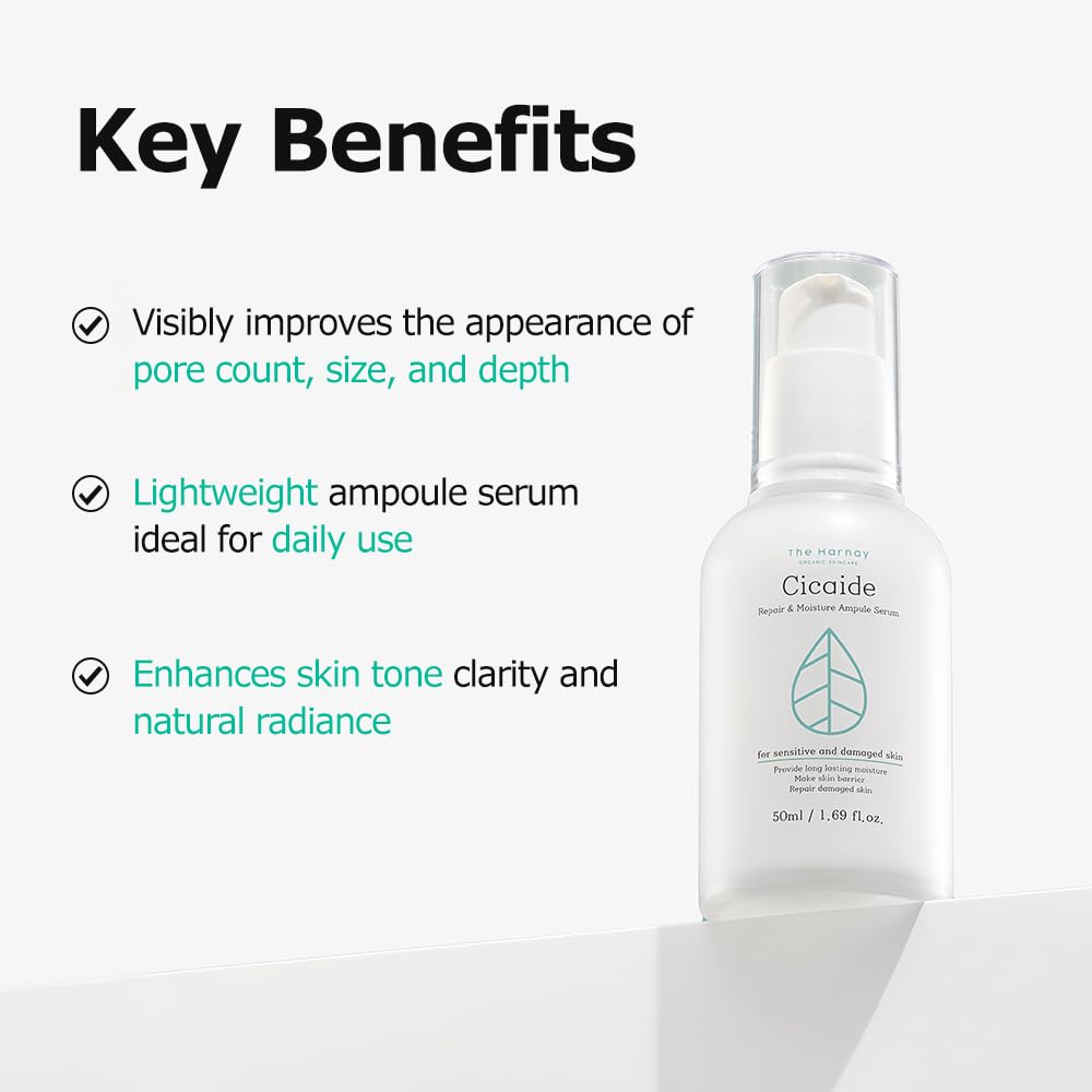 The Harnay Cicaide Ampoule – Pore Refinement & Hydration Serum