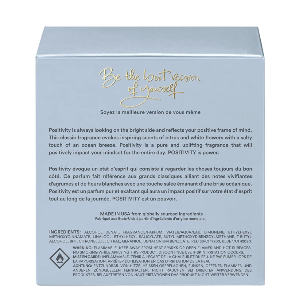 THE HEART COMPANY Positivity in a Bottle – Fresh Women’s Perfume, Vegan Gift, 75ml