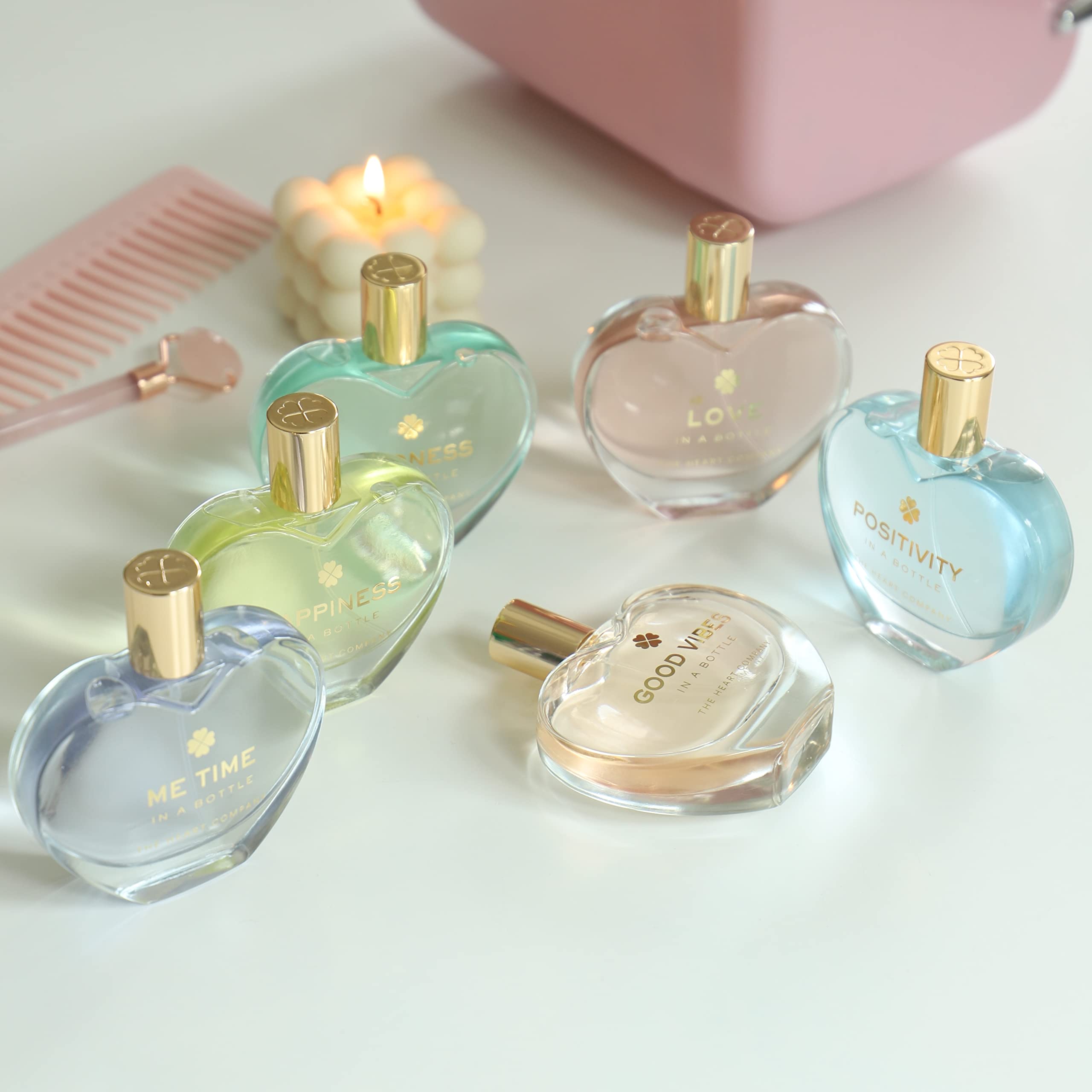 Valentine's Love Perfume for Women | The Heart Company | 75ml Vegan Heart-Shaped EDP