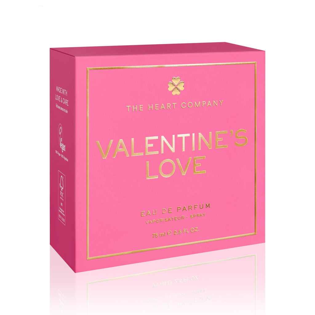 Valentine's Love Perfume for Women | The Heart Company | 75ml Vegan Heart-Shaped EDP