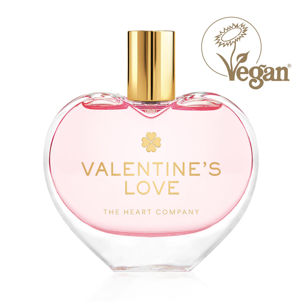 Valentine's Love Perfume for Women | The Heart Company | 75ml Vegan Heart-Shaped EDP