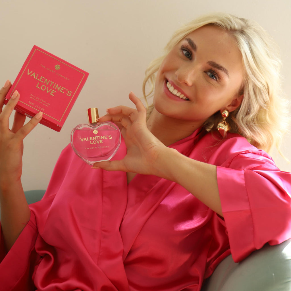 Valentine's Love Perfume for Women | The Heart Company | 75ml Vegan Heart-Shaped EDP