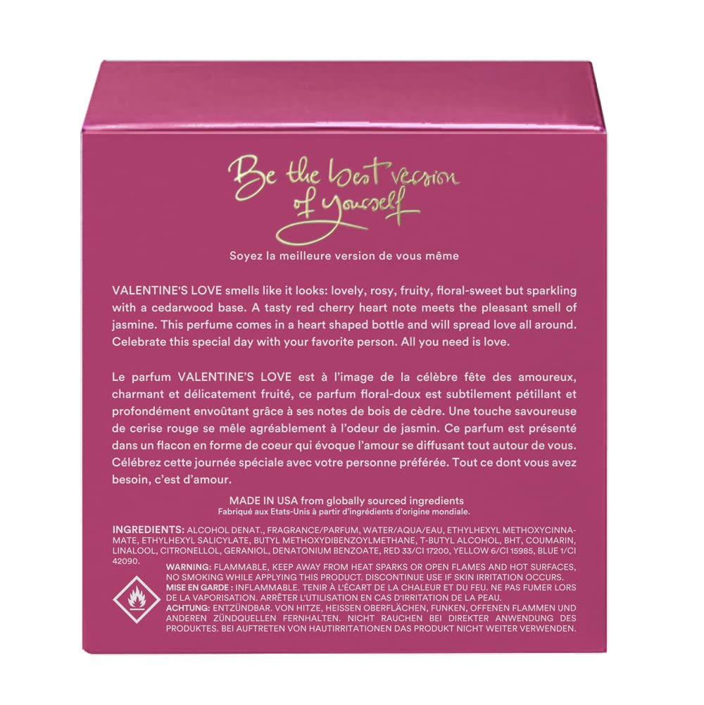 Valentine's Love Perfume for Women | The Heart Company | 75ml Vegan Heart-Shaped EDP