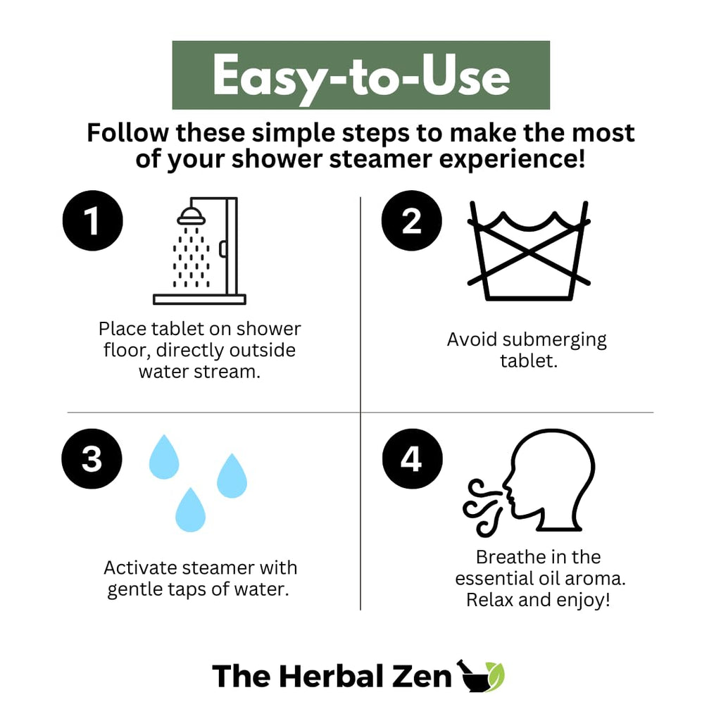 The Herbal Zen Aromatherapy Shower Steamer Gift Set – USA Made Day & Night 20-Piece Bundle