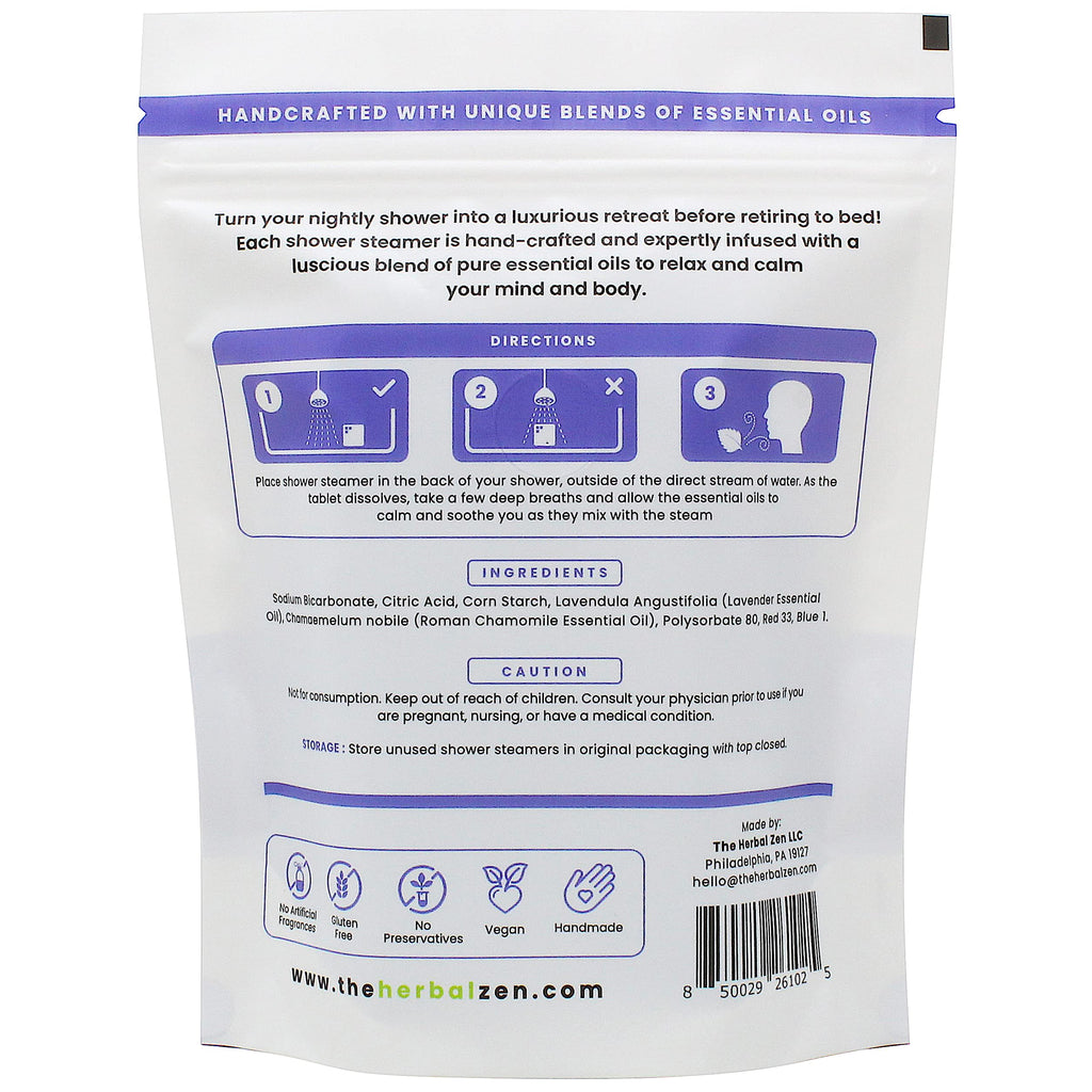 The Herbal Zen Aromatherapy Shower Steamer Gift Set – USA Made Day & Night 20-Piece Bundle