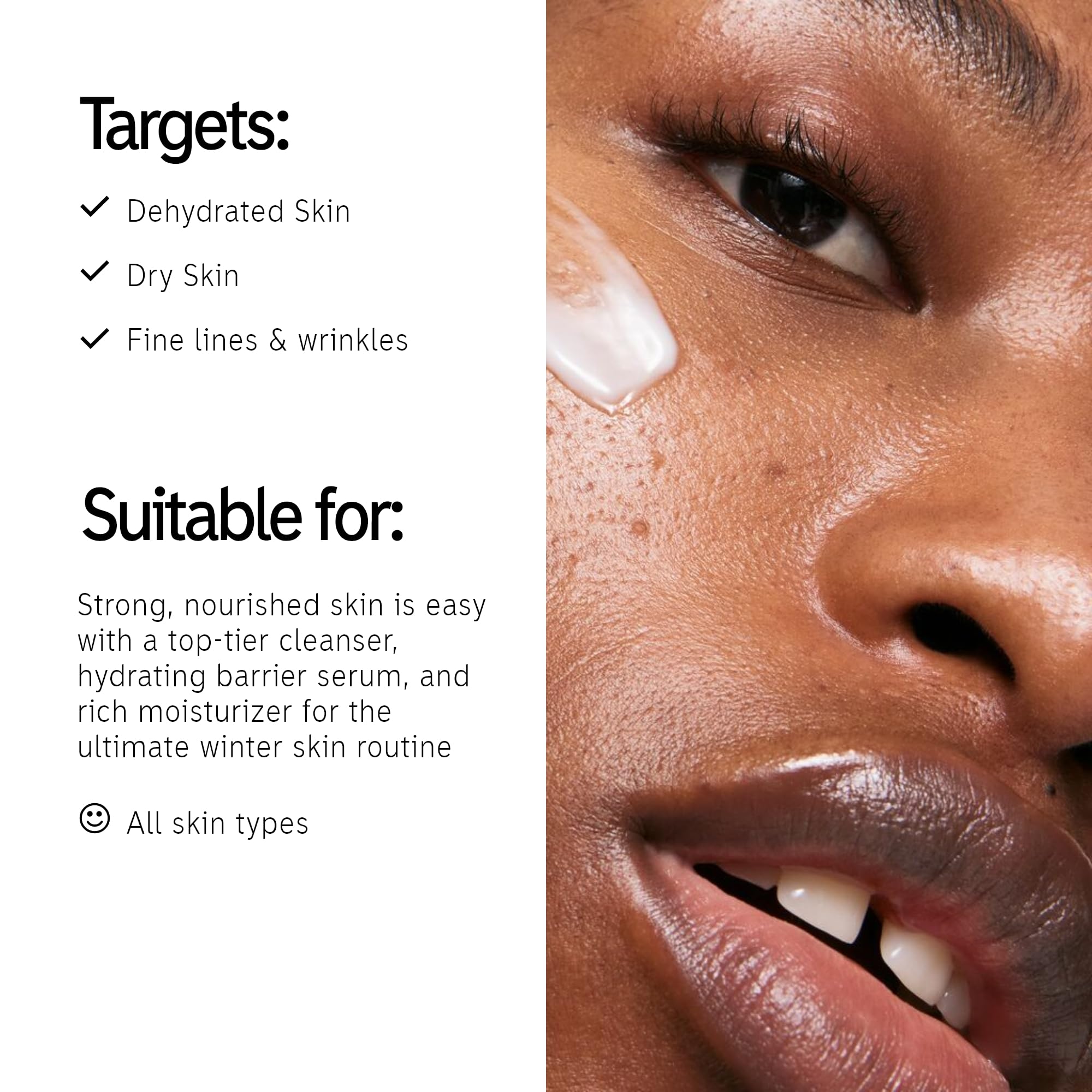 The INKEY List Barrier Skincare Gift Set – Oat Cleansing Balm, Ectoin Hydro-Barrier Serum & Bio-Active Ceramide Moisturiser + Washbag