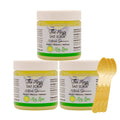 The Keys Salt Scrub – Sea Salt Exfoliating Body Scrub with Wooden Spoon | Key Lime | 3 x 3.4 oz