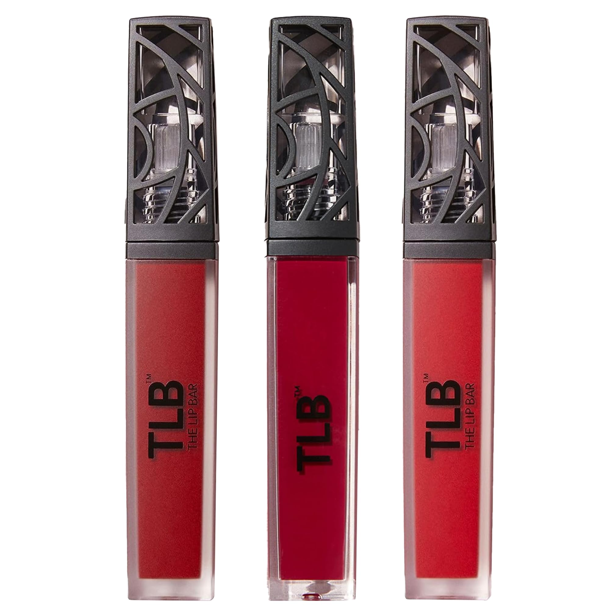 The Lip Bar Nonstop Liquid Matte Lipstick 3-Pack – Bawse Lady, Rich Auntie, Hot Mama | Long-Wear, Jojoba Oil