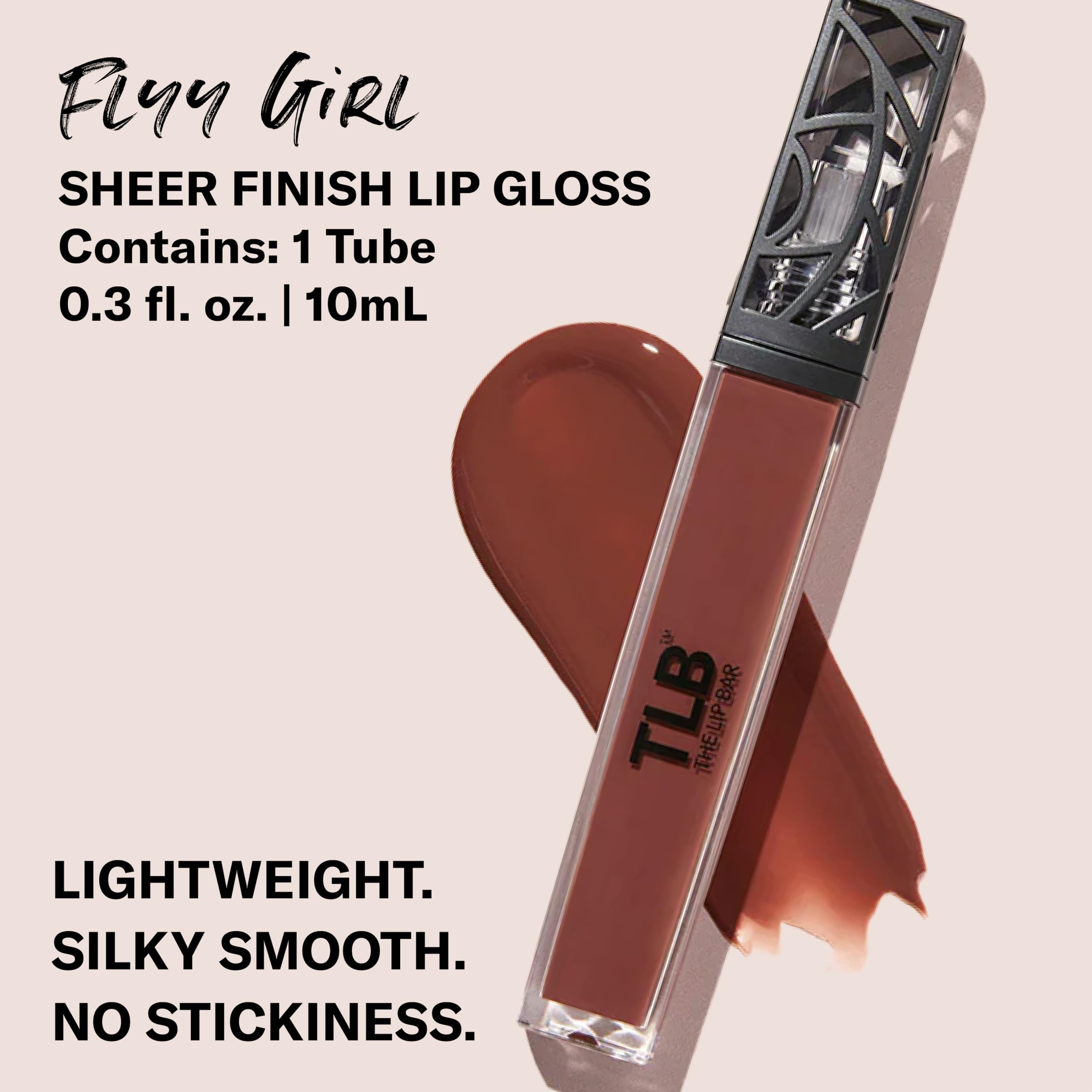 The Lip Bar Flyy Girl Rich Brown Lip Gloss – Gloss Up Sheer Finish