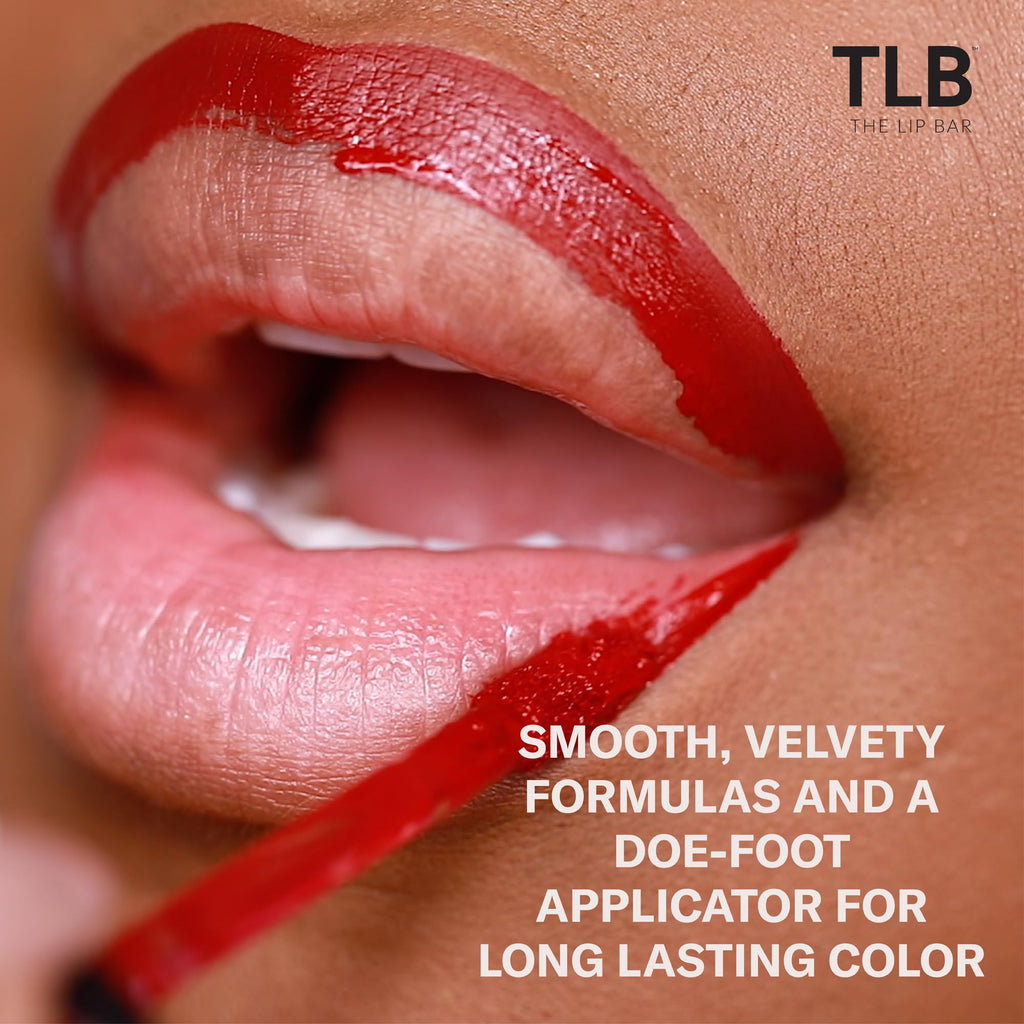 The Lip Bar Nonstop Liquid Matte Lipstick Naturalista Soft Brown – High Pigment, Long Lasting, Jojoba Oil & Vitamin E, Vegan & Cruelty Free