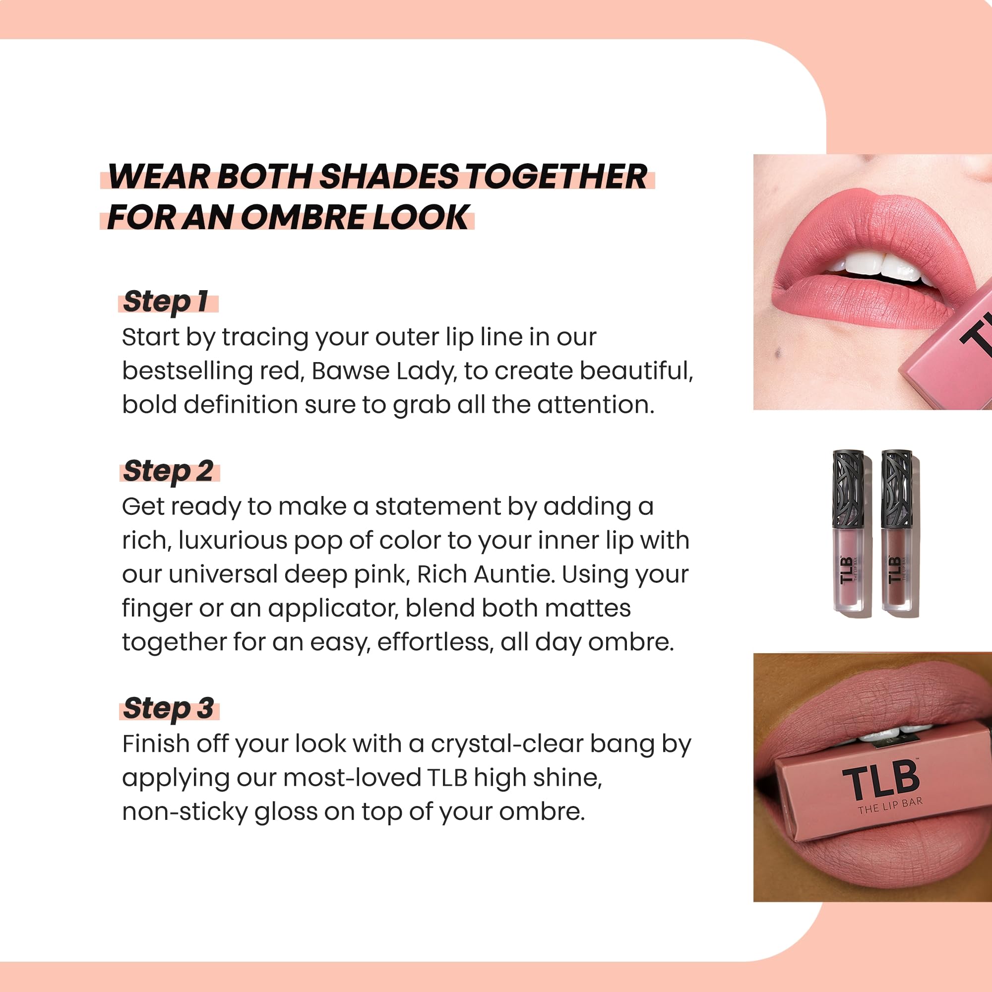 The Lip Bar Nonstop Liquid Matte Lipstick Mini 2-Pack — Curlfriend (Mauve Pink) + Savage (Chocolate Red-Brown)