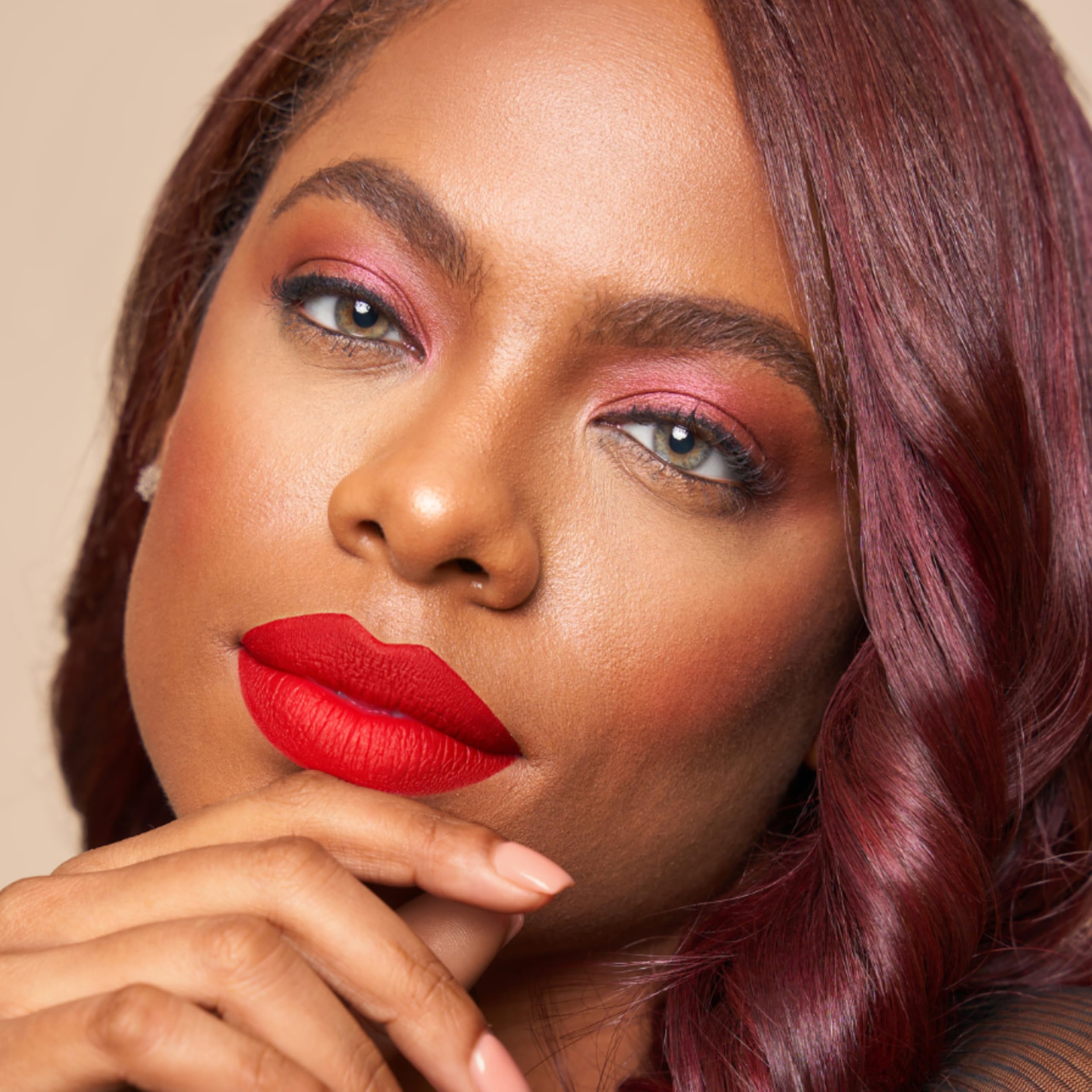 The Lip Bar - Nonstop Liquid Matte Lipstick in Hot Mama (Deep Rich Brown) | High Pigment, One-Swipe, Long-Lasting