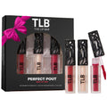 The Lip Bar Perfect Pout Mini Lip Trio Gift Set - Travel-Size Matte Lipsticks & Gloss (Vegan, Cruelty-Free)