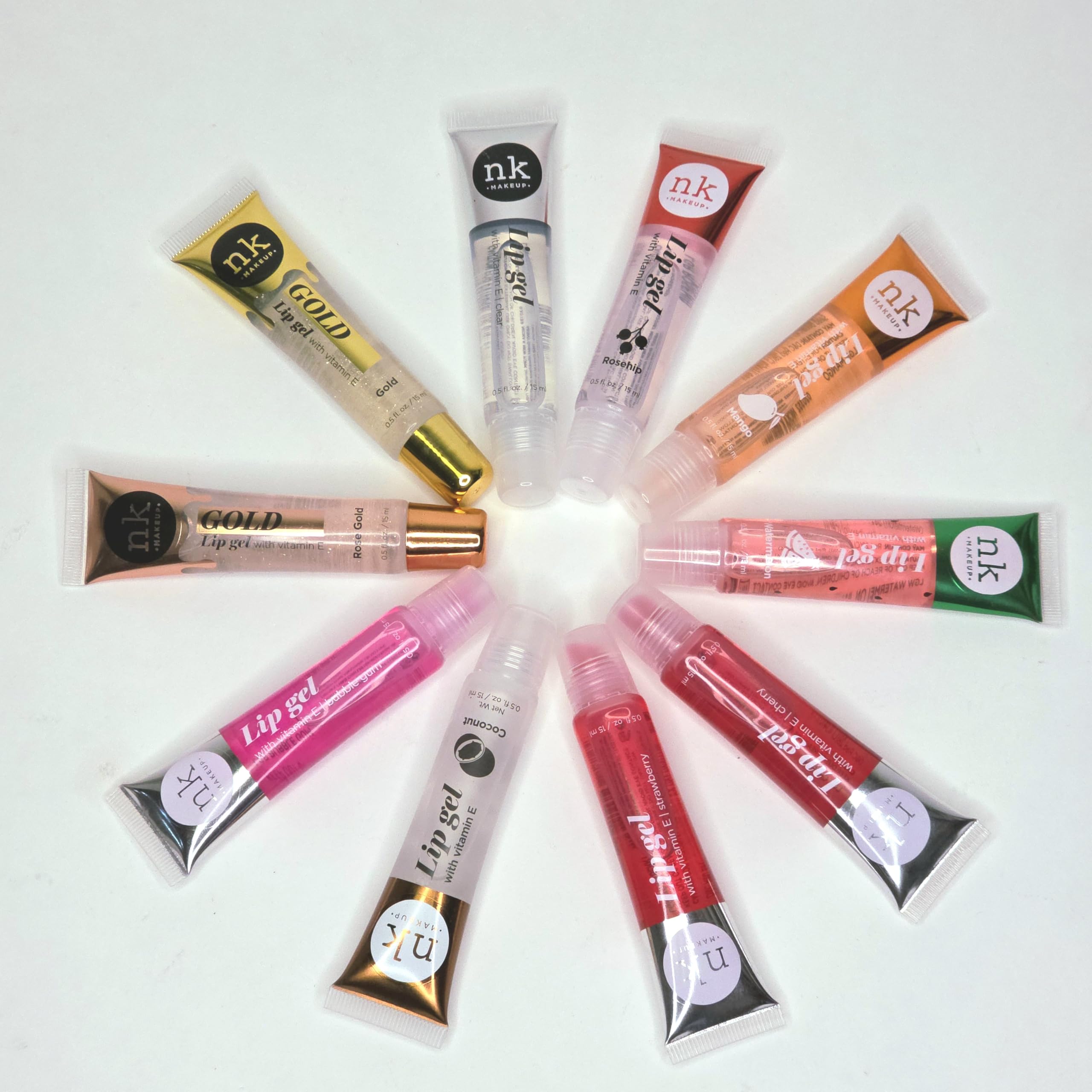 The Make-Up Artist Project: 10 Lip Gloss Bundle – Vitamin E & Glossy Finish