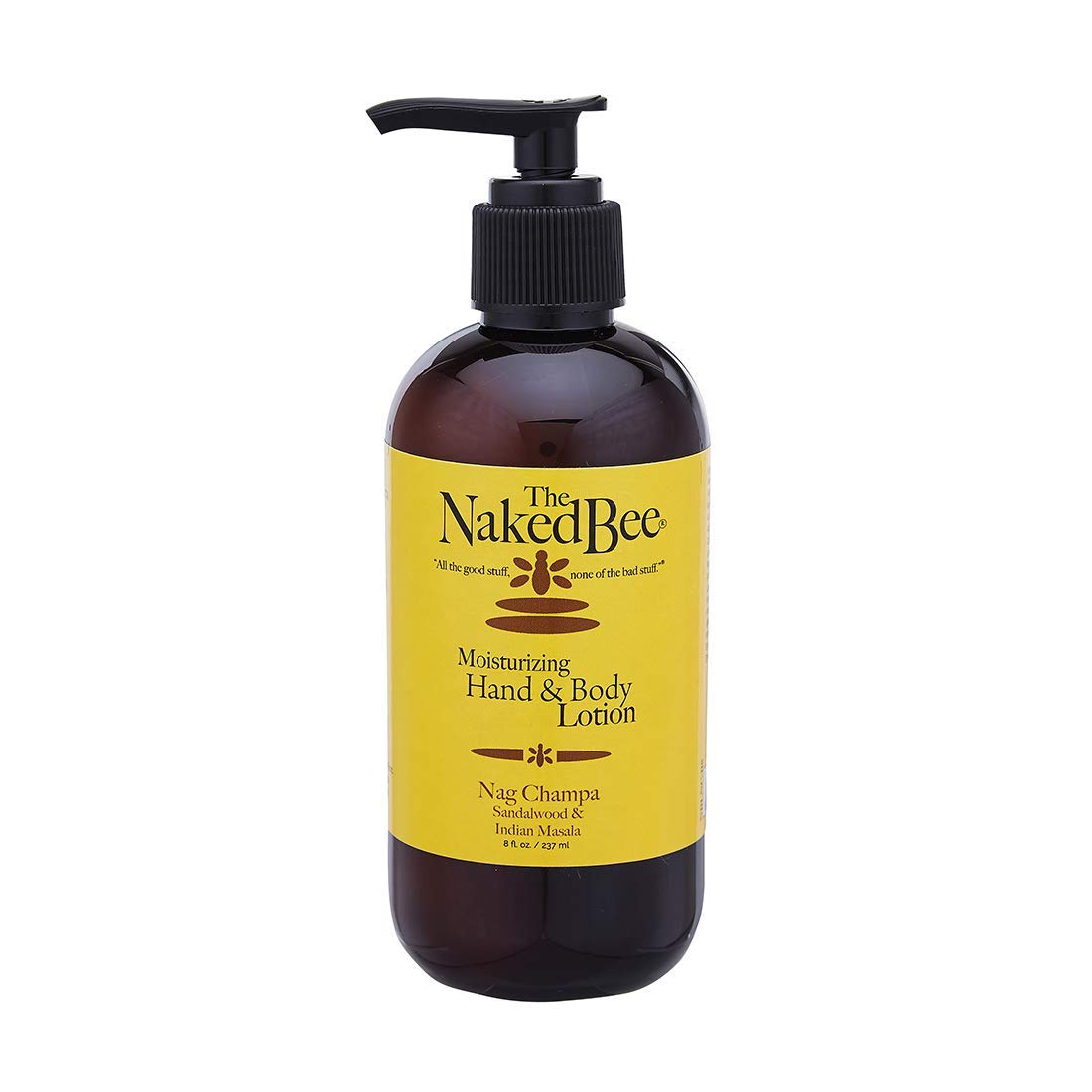 The Naked Bee Nourishing Body Lotion – Nag Champa Sandalwood & Indian Masala, 8 oz