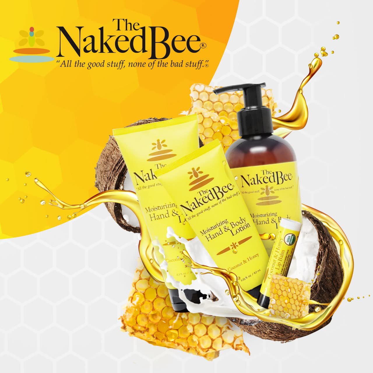 The Naked Bee Nourishing Body Lotion – Nag Champa Sandalwood & Indian Masala, 8 oz